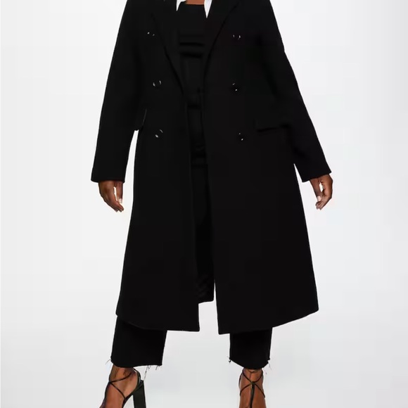 Mango plus size Black coat. Size 3X. - Picture 5 of 9